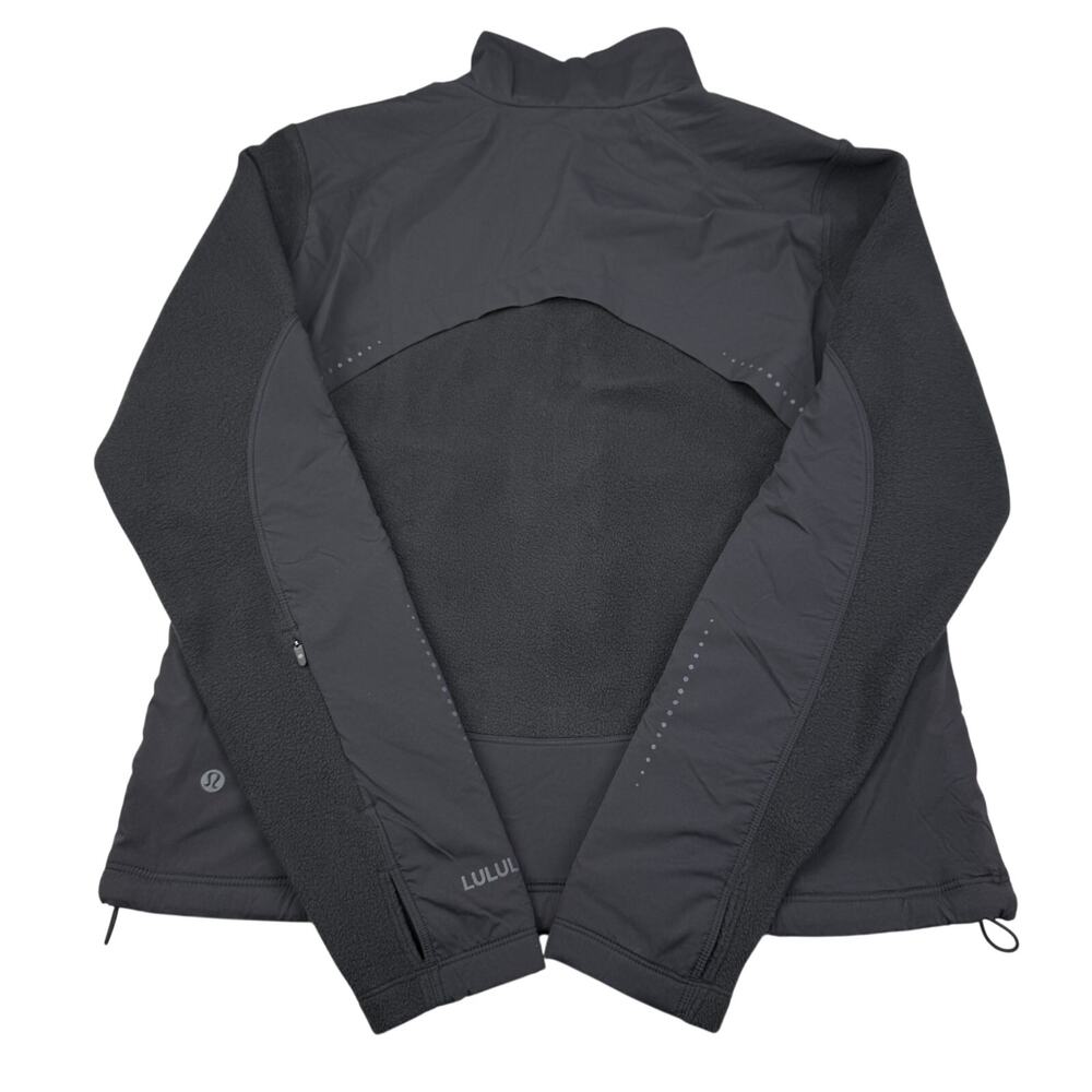 LULULEMON Fleece-Lined Running Jacket Size 6 Black - Picture 9 of 10